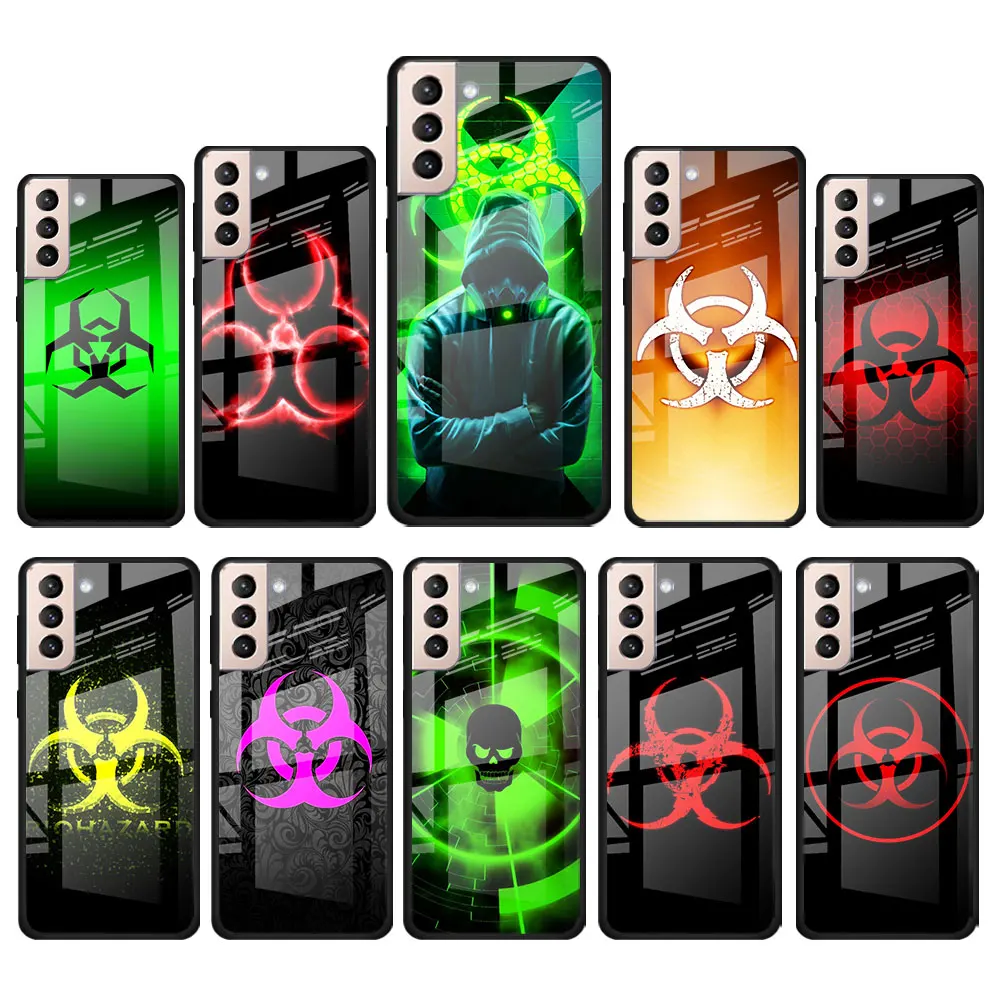 Red biohazard for Samsung Galaxy S21 Ultra Plus A72 A52 4G 5G M51 M31 M21 Luxury Tempered Glass Phone Case Cover
Red biohazard for Samsung Galaxy S21 Ultra Plus A72 A52 4G 5G M51 M31 M21 Luxury Tempered Glass Phone Case Cover