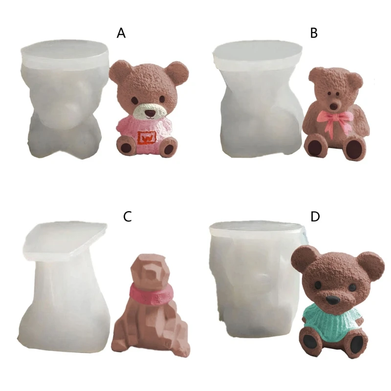 Bear Ice Cube Epoxy Resin Mold Aromatherapy Plaster Casting Silicone Mould DIY Crafts Jewelry Ornaments Making Tools
Bear Ice Cube Epoxy Resin Mold Aromatherapy Plaster Casting Silicone Mould DIY Crafts Jewelry Ornaments Making Tools