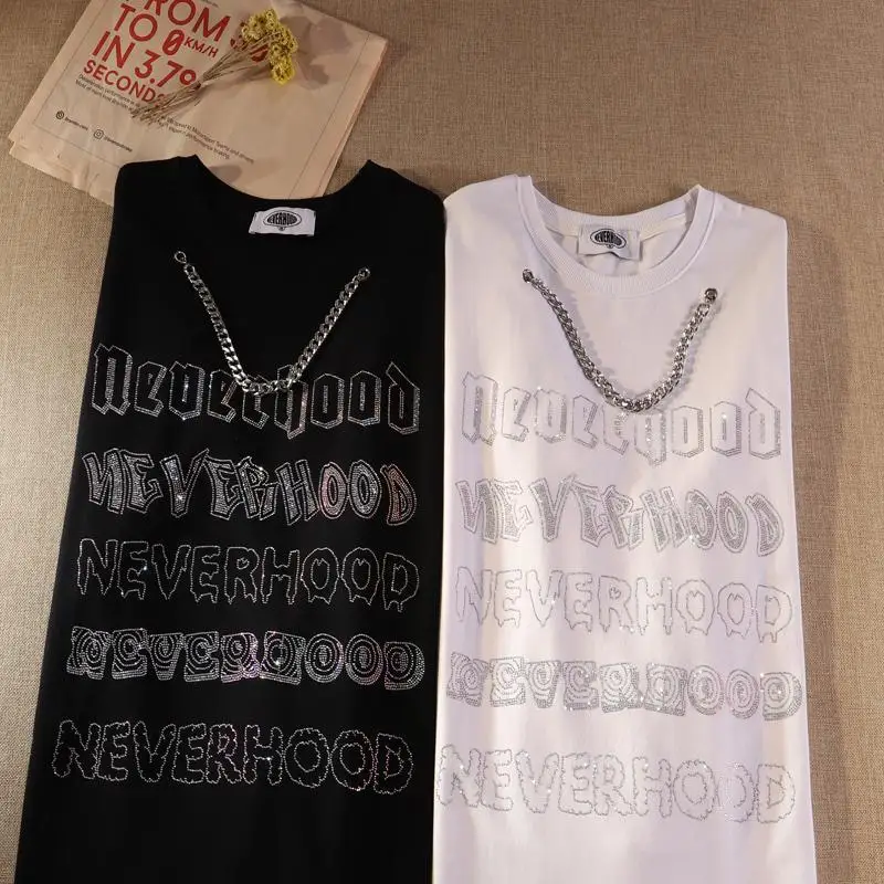 European style street Harajuku sweater loose high street Harajuku garbage punk hot diamond necklace round neck solid color warm
European style street Harajuku sweater loose high street Harajuku garbage punk hot diamond necklace round neck solid color warm