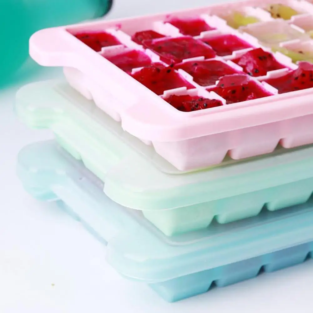 24/36 Grid Silicone Ice Tray Silicon Molds With Lid DIY Diy Square Mould Ice Kitchen Accessories Maker Bar Ice Cube Mold Cr V4Q1
24/36 Grid Silicone Ice Tray Silicon Molds With Lid DIY Diy Square Mould Ice Kitchen Accessories Maker Bar Ice Cube Mold Cr V4Q1