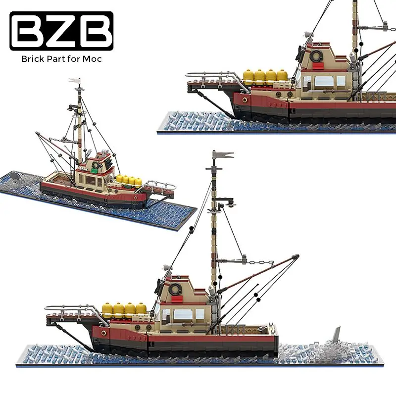 BZB MOC Sea Vehicles Bricks Ship Arctic Icebreaker Building Blocks Fishing Boat Model DIY Toys Adult Children's Birthday Gifts 
BZB MOC Sea Vehicles Bricks Ship Arctic Icebreaker Building Blocks Fishing Boat Model DIY Toys Adult Children's Birthday Gifts