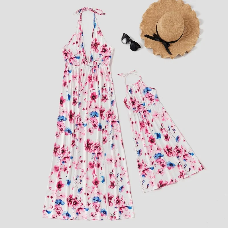 Mommy and Me Dress Clothes 2022 Summer Dress Floral Mother and Daughter Long Dress Backless Mom and Daughter Matching Outfits
Mommy and Me Dress Clothes 2022 Summer Dress Floral Mother and Daughter Long Dress Backless Mom and Daughter Matching Outfits