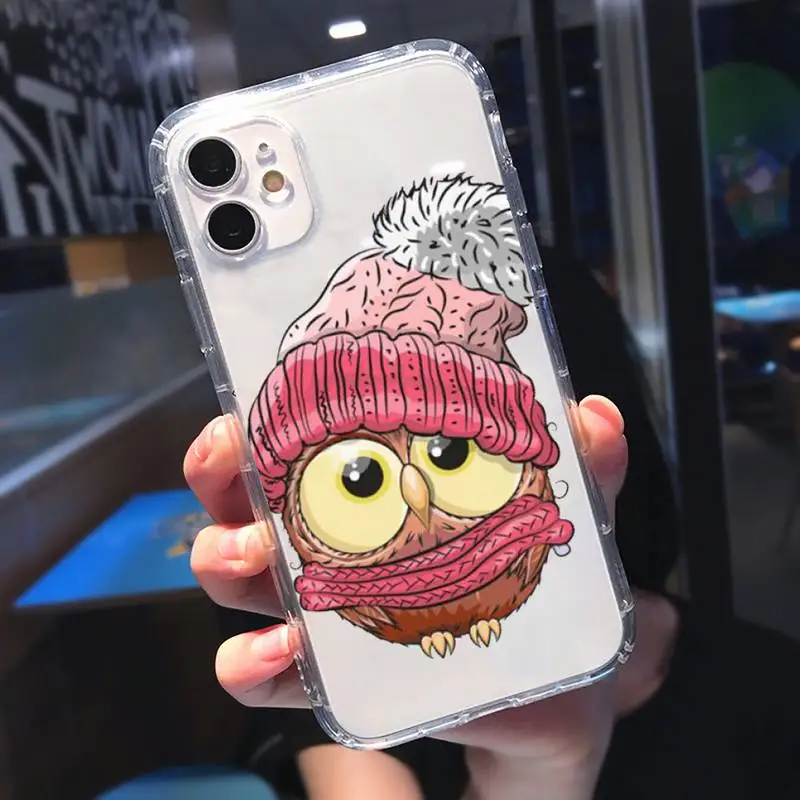 Cute animal Owl Phone Case Transparent soft For iphone 5 5s 5c se 6 6s 7 8 11 12 plus mini x xs xr pro max
Cute animal Owl Phone Case Transparent soft For iphone 5 5s 5c se 6 6s 7 8 11 12 plus mini x xs xr pro max