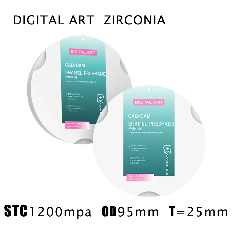 Digitalart zirconio zirkonzahn preshade zirconia blank zirconia blank disc zirconia STC95mm25mmA1-D4 
Digitalart zirconio zirkonzahn preshade zirconia blank zirconia blank disc zirconia STC95mm25mmA1-D4