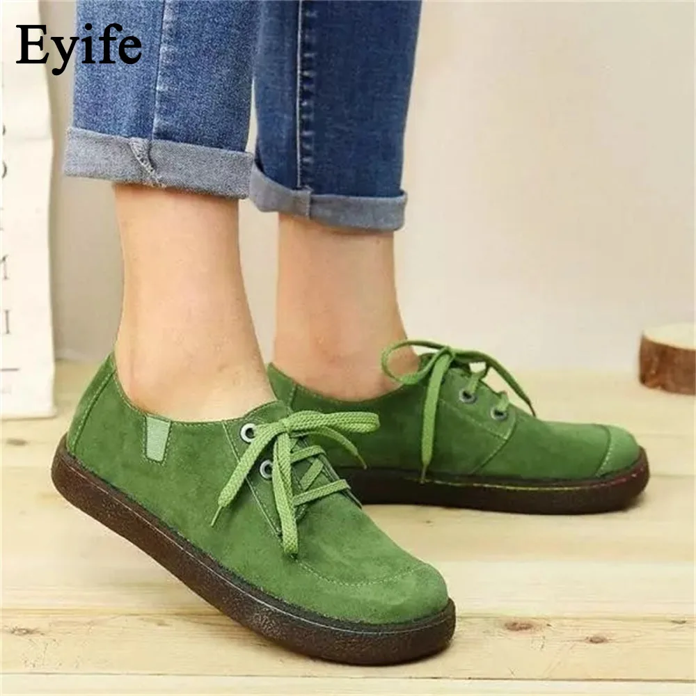 Women's Comfortable Flats 2021 Spring New Lace Up Soft Bottom Ladies Casual Shoes Larged-Size 36-43 Female Trendy Sneaker 
Women's Comfortable Flats 2021 Spring New Lace Up Soft Bottom Ladies Casual Shoes Larged-Size 36-43 Female Trendy Sneaker