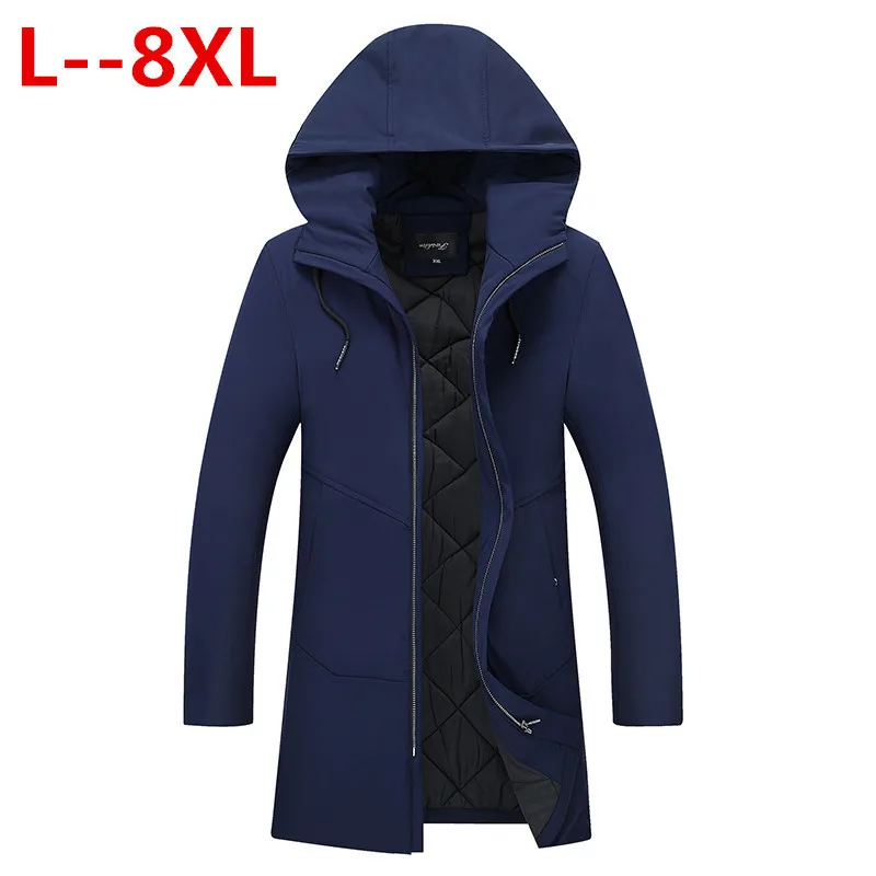 plus size 10XL 8XL 6XL 5XL 4XL New Winter Three Color Men's Long Overcoat Popular Big Size Hooded Warm Comfortable Coat
plus size 10XL 8XL 6XL 5XL 4XL New Winter Three Color Men's Long Overcoat Popular Big Size Hooded Warm Comfortable Coat