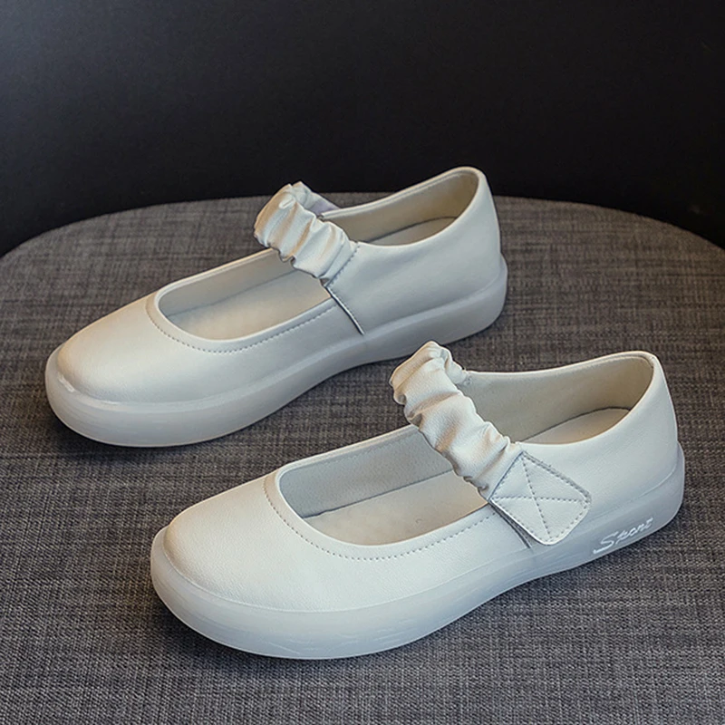 Pregnant Women Flats Ballet Shoes White Genuine Leather Breathable Moccasins Women Boat Shoes Ballerina Ladies Casual Shoes q425
Pregnant Women Flats Ballet Shoes White Genuine Leather Breathable Moccasins Women Boat Shoes Ballerina Ladies Casual Shoes q425