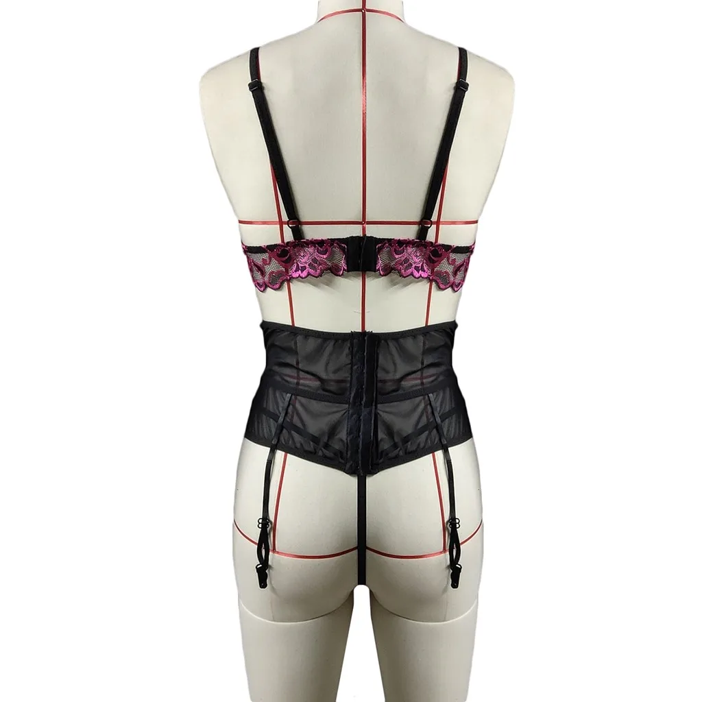 Lasdies Erotic Lingerie Porno See Through Lace Bra Sexy Nightwear Thong Temptation Garter Set Sexy Lingerie Mujer Babydolls Hot
Lasdies Erotic Lingerie Porno See Through Lace Bra Sexy Nightwear Thong Temptation Garter Set Sexy Lingerie Mujer Babydolls Hot