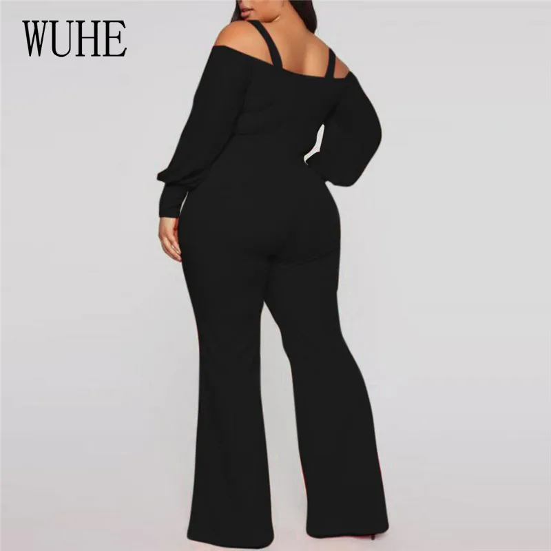 WUHE Flare Loose Jumpsuits Off Sholder Long Sleeve Spaghetti Strap Sashes Lace Up Elegant Summer Casual Streetwear Party Club
WUHE Flare Loose Jumpsuits Off Sholder Long Sleeve Spaghetti Strap Sashes Lace Up Elegant Summer Casual Streetwear Party Club