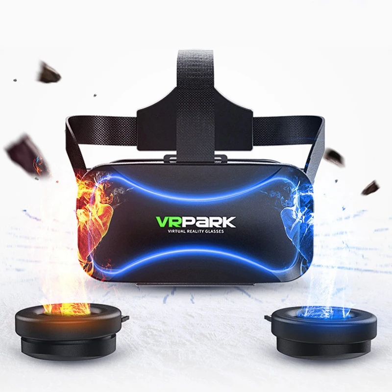 VRPARK VR очки угол 90-120 ° С Bluetooth контроллер 3D гарнитура для iPhone Android смартфон 4 5-6 7
