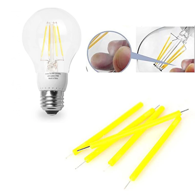 5Pcs/Set Super Bright Candle Light Source Filament Bulb Lighting COB LED 1W Accessaries 130LM Indoor Outdoor
5Pcs/Set Super Bright Candle Light Source Filament Bulb Lighting COB LED 1W Accessaries 130LM Indoor Outdoor