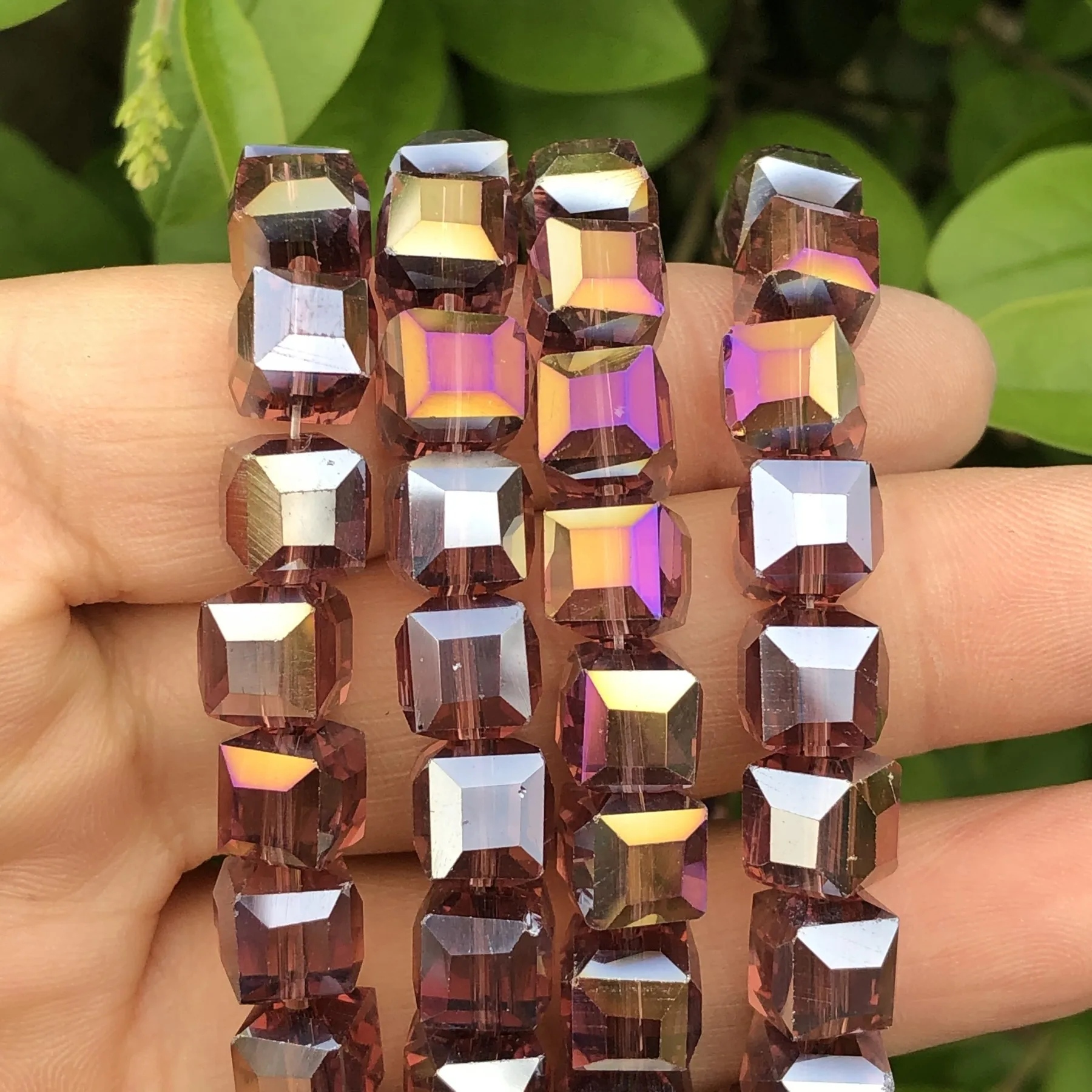Upscale Purple Multicolor Cube Austrian Crystal Loose Square Glass Beads For Jewelry Making DIY Accessories Findings Wholesale
Upscale Purple Multicolor Cube Austrian Crystal Loose Square Glass Beads For Jewelry Making DIY Accessories Findings Wholesale