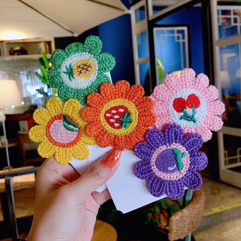 Small Flowers Hai Pin For Girls Hair Accessories Baby Clip Knitting Hair Clip Ins Barrettes Kids Cute Hair Wear Headdress
Small Flowers Hai Pin For Girls Hair Accessories Baby Clip Knitting Hair Clip Ins Barrettes Kids Cute Hair Wear Headdress