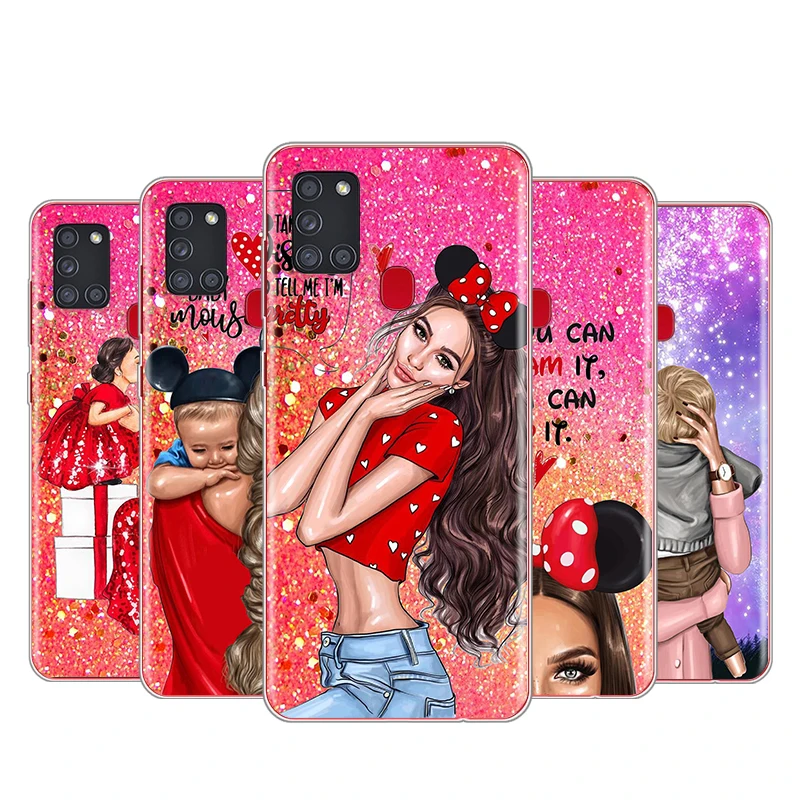 Baby Mom Girl Hot Fashion For Samsung A51 A91 A81 A71 A41 A31 A72 A52 A02 S A32 A12 A42 A21 S A11 A01 UW Transparent Phone Case
Baby Mom Girl Hot Fashion For Samsung A51 A91 A81 A71 A41 A31 A72 A52 A02 S A32 A12 A42 A21 S A11 A01 UW Transparent Phone Case