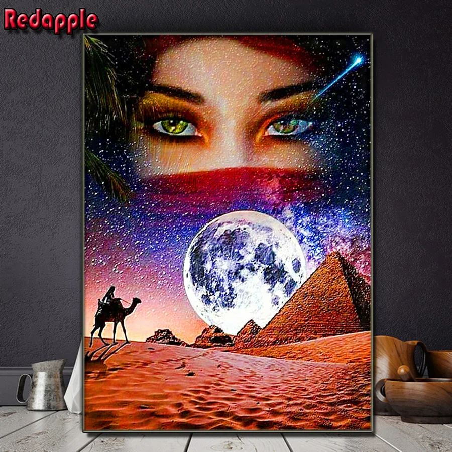 5D DIY Diamond Painting Veiled Woman Home Decoration Embroidery Fantasy Egypt Pyramid Planet view Mosaic Handcraft Art Kits Gift
5D DIY Diamond Painting Veiled Woman Home Decoration Embroidery Fantasy Egypt Pyramid Planet view Mosaic Handcraft Art Kits Gift