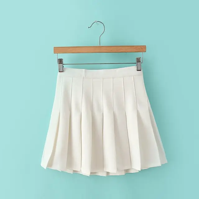 Fashion Women Sexy Pleated Mini Skirt School Girl Skater Tennis Skirt High Waist Flared White Red Female Short Summer Skirt
Fashion Women Sexy Pleated Mini Skirt School Girl Skater Tennis Skirt High Waist Flared White Red Female Short Summer Skirt
