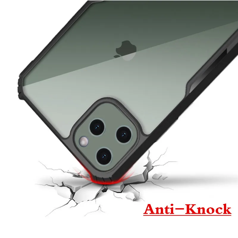 Anti-Knock Acrylic Case for Xiaomi Mi 10 Pro Note A3 CC9E CC9 Pocophone X3 X2 Redmi 9S 9 8 7 Phone Cover | Мобильные телефоны и
