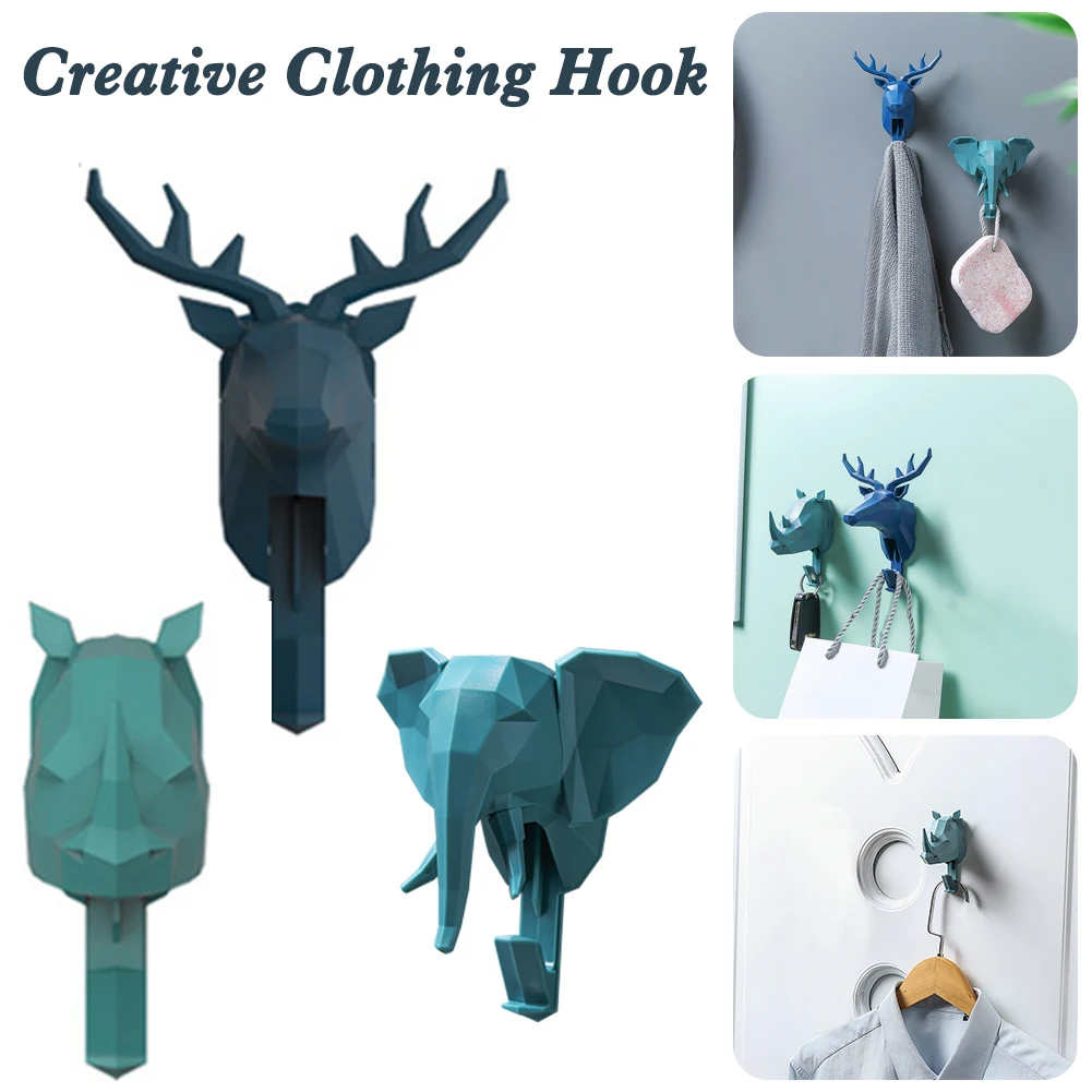 Expandable 5kg Wall Hooks Animal Head Hook for Hanging Coat Key Plugs Hanger Creative Cartoon Patterns Elephant Rhino Elk
Expandable 5kg Wall Hooks Animal Head Hook for Hanging Coat Key Plugs Hanger Creative Cartoon Patterns Elephant Rhino Elk