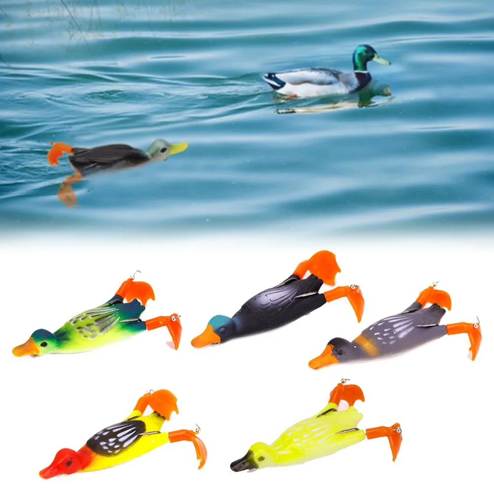 1pc 9.5cm Fish Lure 3D Suicide Duck Bionic Fake Bait Soft Baits 360 Roating Topwater Duck Fishing Tackle Fishing Accessories
1pc 9.5cm Fish Lure 3D Suicide Duck Bionic Fake Bait Soft Baits 360 Roating Topwater Duck Fishing Tackle Fishing Accessories