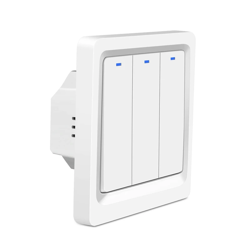 GT-102-3 Smart Wifi светильник кнопочный переключатель Панель настенный выключатель 100-240V подходит для Alexa Google Home штепсельная вилка европейского ст...
GT-102-3 Smart Wifi светильник кнопочный переключатель Панель настенный выключатель 100-240V подходит для Alexa Google Home штепсельная вилка европейского ст...