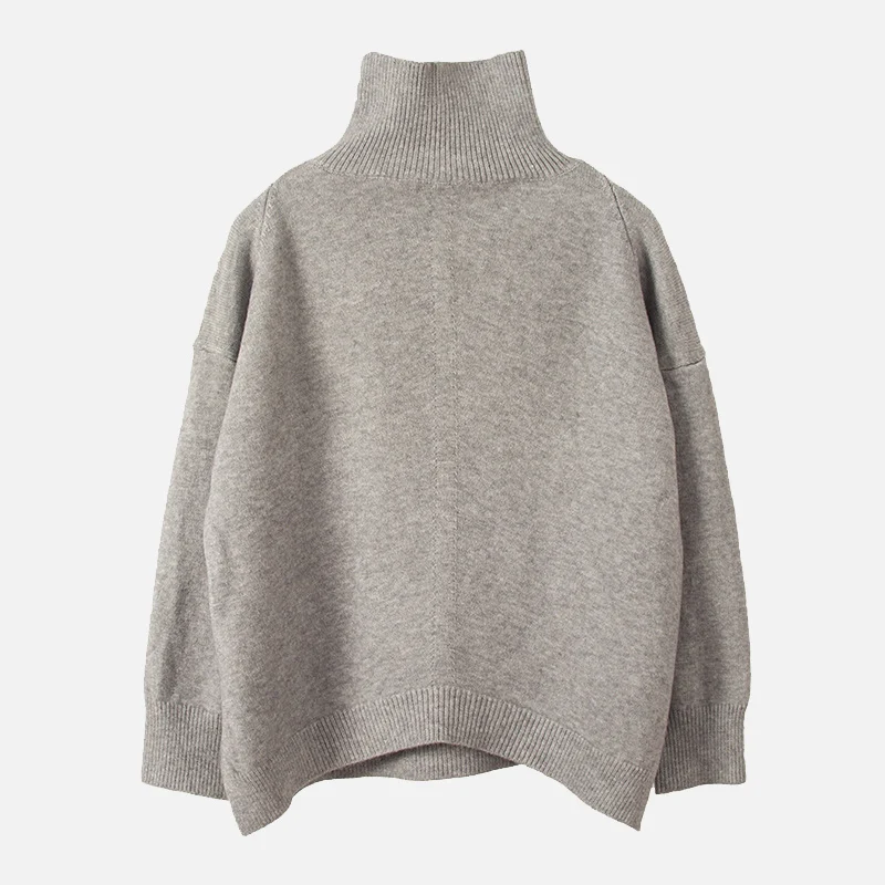 Turtleneck Knitted Pullovers Sweater Female Long Batwing Sleeve Solid Sweaters Women 2019 Winter Loose Casual Jumper Ladies
Turtleneck Knitted Pullovers Sweater Female Long Batwing Sleeve Solid Sweaters Women 2019 Winter Loose Casual Jumper Ladies