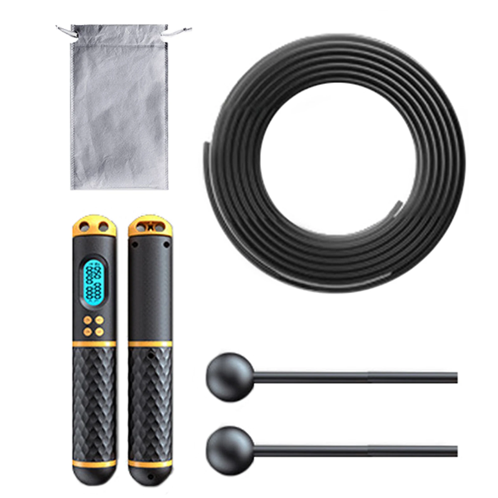 2-in-1 Skipping Rope intelligent Cordless Rope Skipping Digital Counter Non-slip Handle Speed Rope for Gym sports Fitness
2-in-1 Skipping Rope intelligent Cordless Rope Skipping Digital Counter Non-slip Handle Speed Rope for Gym sports Fitness
