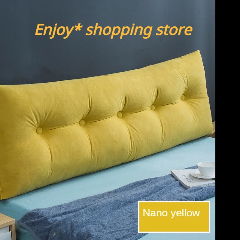 Flannel Bedside Pillow Multifunction Cushion Large Backrest Bedroom Cushion Removable Tatami Soft Velvet Sofa Long Pillow
Flannel Bedside Pillow Multifunction Cushion Large Backrest Bedroom Cushion Removable Tatami Soft Velvet Sofa Long Pillow