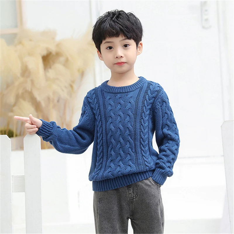 Navy Blue Soft Kids Sweaters Spring Winter Baby Boys Girls Warm Pullover Knitted Bottoming Thicken Children's Clothes Top High Q
Navy Blue Soft Kids Sweaters Spring Winter Baby Boys Girls Warm Pullover Knitted Bottoming Thicken Children's Clothes Top High Q