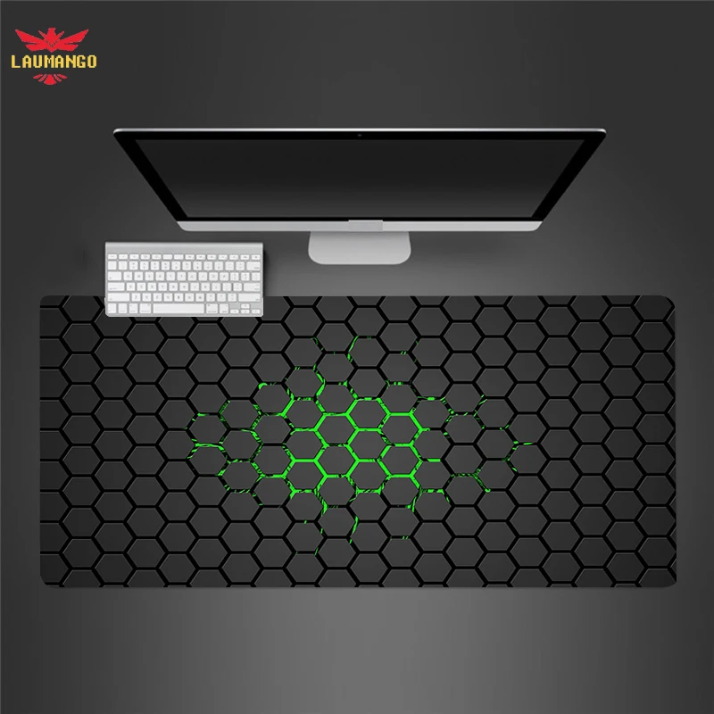 Green Gaming Mousepad Large Gamer Mouse Pad Hexagon Computer Mousepad Big Mouse Mat Black Carpet For keyboard Desk Mat Mause
Green Gaming Mousepad Large Gamer Mouse Pad Hexagon Computer Mousepad Big Mouse Mat Black Carpet For keyboard Desk Mat Mause