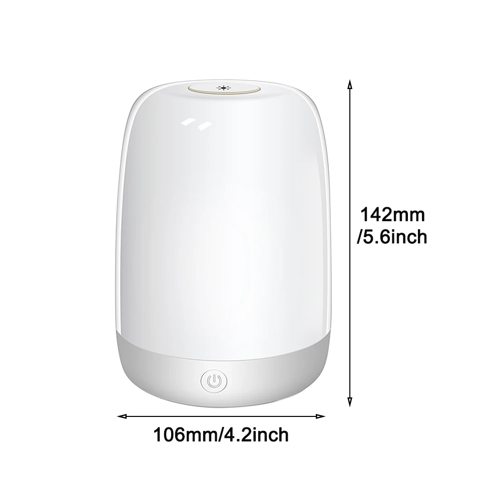 Children Room Atmosphere 7 Colors Color Changing Bedside LED Night Light Gift Nursery For Bedroom Touching Sensor Adjustable
Children Room Atmosphere 7 Colors Color Changing Bedside LED Night Light Gift Nursery For Bedroom Touching Sensor Adjustable