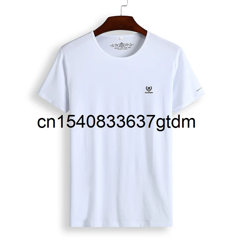Fat size men's short sleeve T-shirt summer new plus fat size loose fat man solid round neck cotton T-shirt
Fat size men's short sleeve T-shirt summer new plus fat size loose fat man solid round neck cotton T-shirt