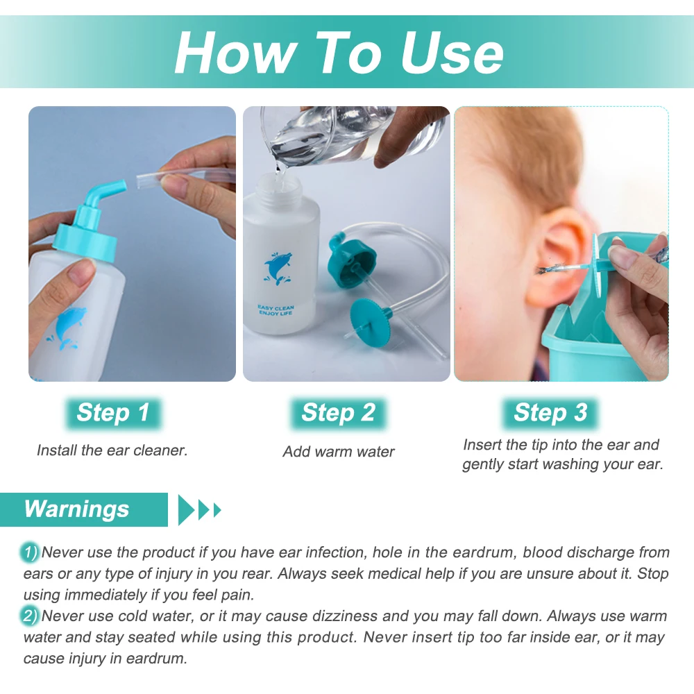 Ear Cleaner Irrigation Cleaning Tool Safe Earwax Remover Ear Wash Syringe Squeeze Bulb Adult Childcare Products
Ear Cleaner Irrigation Cleaning Tool Safe Earwax Remover Ear Wash Syringe Squeeze Bulb Adult Childcare Products