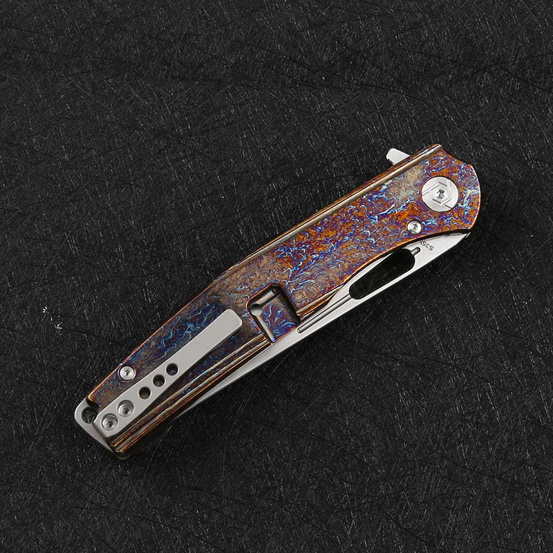 CH 3538 Flipper folding knife S35VN Blade Titanium handle outdoor camping hunting survival pocket fruit folding knife EDC tools
CH 3538 Flipper folding knife S35VN Blade Titanium handle outdoor camping hunting survival pocket fruit folding knife EDC tools