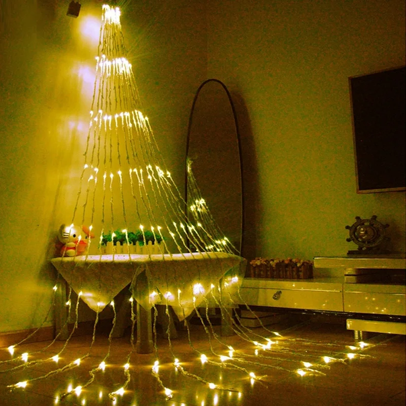 New year LED Meteor Shower Rain Waterfall Curtain Lights Christmas Fairy Garland Home Wedding Festoon Party Xmas Decoration
New year LED Meteor Shower Rain Waterfall Curtain Lights Christmas Fairy Garland Home Wedding Festoon Party Xmas Decoration