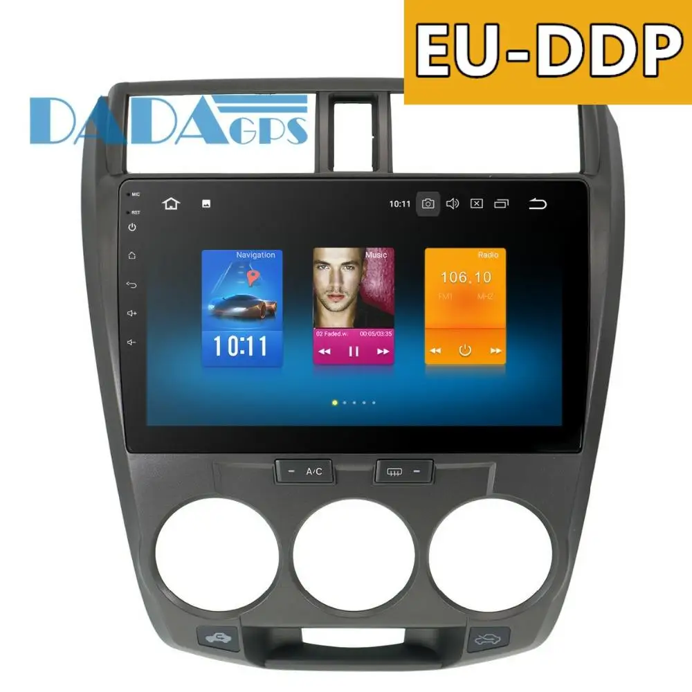 Car DVD Stereo GPS Car Radio Headunit For Honda City 2008 2009 2010 2011 2012 Android 10.2 inch multimedia Player 8Core
Car DVD Stereo GPS Car Radio Headunit For Honda City 2008 2009 2010 2011 2012 Android 10.2 inch multimedia Player 8Core