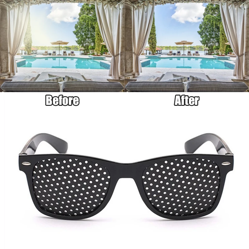 New Anti-myopia Astigmatism Glasses With Holes Vision Correction Fatigue Pin Glasses For Men Women Eyesight Improvement Natural
New Anti-myopia Astigmatism Glasses With Holes Vision Correction Fatigue Pin Glasses For Men Women Eyesight Improvement Natural