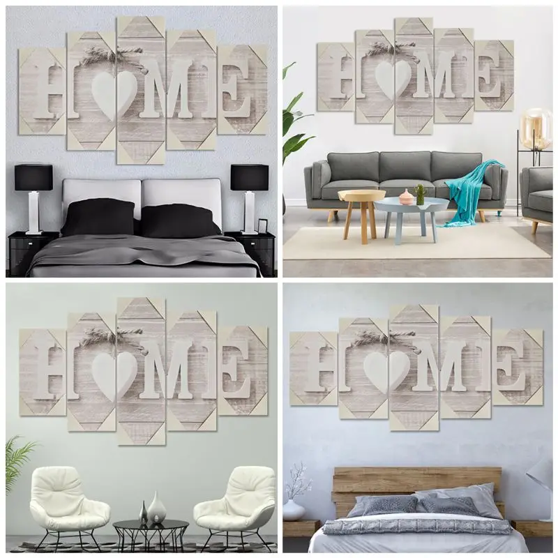 Wall Art House Decorations Paintings For Bedroom Corridor 5Pcs/Set Concise Fashion Wall Paintings Home Letters With Wooden Frame
Wall Art House Decorations Paintings For Bedroom Corridor 5Pcs/Set Concise Fashion Wall Paintings Home Letters With Wooden Frame