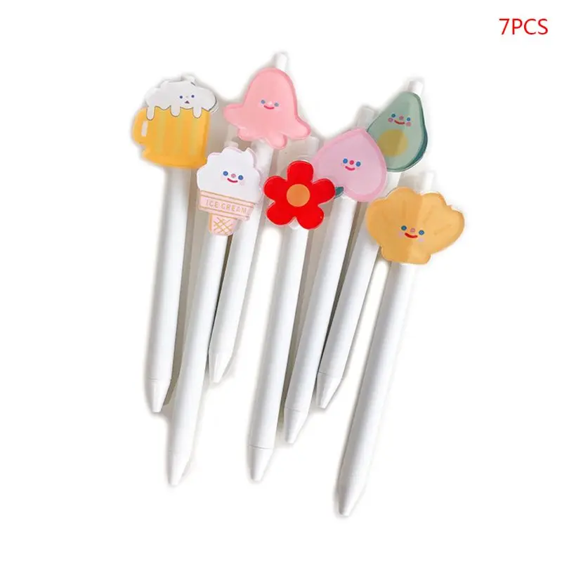 W3JD 7pcs Lovely Cartoon Flower Shell Gel Ink Pen Signature Pens Stationery School Office Supply Birthday Gift
W3JD 7pcs Lovely Cartoon Flower Shell Gel Ink Pen Signature Pens Stationery School Office Supply Birthday Gift