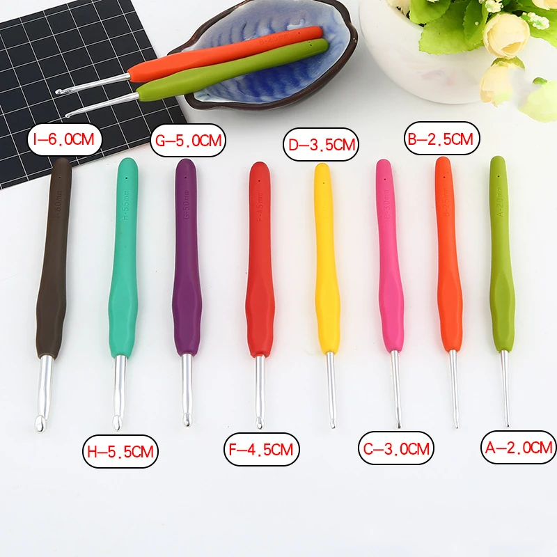 9pcs/set Handmade DIY Sewing Supplies Stainless Steel Hook Needle Handicraft Accessories Rubber Handle Crochet Weaving Tools Set
9pcs/set Handmade DIY Sewing Supplies Stainless Steel Hook Needle Handicraft Accessories Rubber Handle Crochet Weaving Tools Set