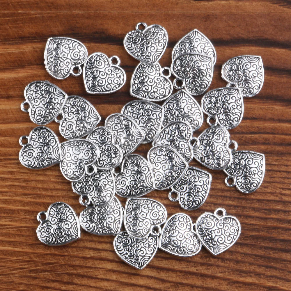 Love exclusive Love Heart Shaped Metal Zinc Alloy Pendant Necklace Retro Alloy DIY Handmade Necklace Pendant Jewelry15*16mm
Love exclusive Love Heart Shaped Metal Zinc Alloy Pendant Necklace Retro Alloy DIY Handmade Necklace Pendant Jewelry15*16mm