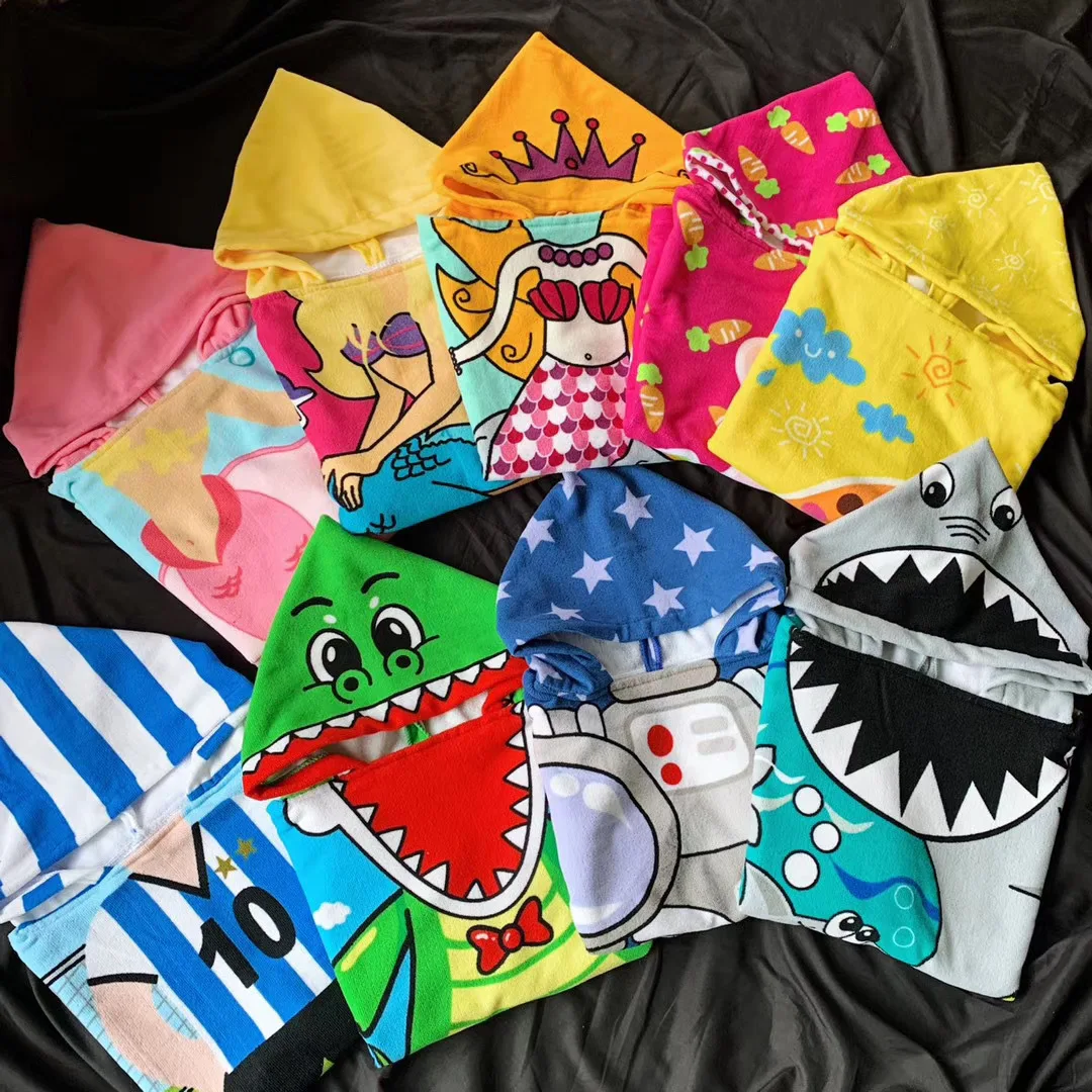 Children's Beach Towel Cartoon Printed Hooded Bath Towel Microfiber Printed Pattern Cloak Children's Hooded Bath Towel
Children's Beach Towel Cartoon Printed Hooded Bath Towel Microfiber Printed Pattern Cloak Children's Hooded Bath Towel