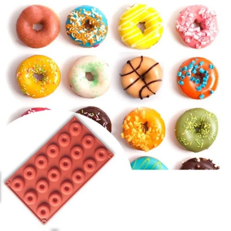 Creative Donut Silicone Mold DIY Biscuit Chocolate Household Baking Mold Candy Household Gadgets Cake Decoration Resin Mold
Creative Donut Silicone Mold DIY Biscuit Chocolate Household Baking Mold Candy Household Gadgets Cake Decoration Resin Mold