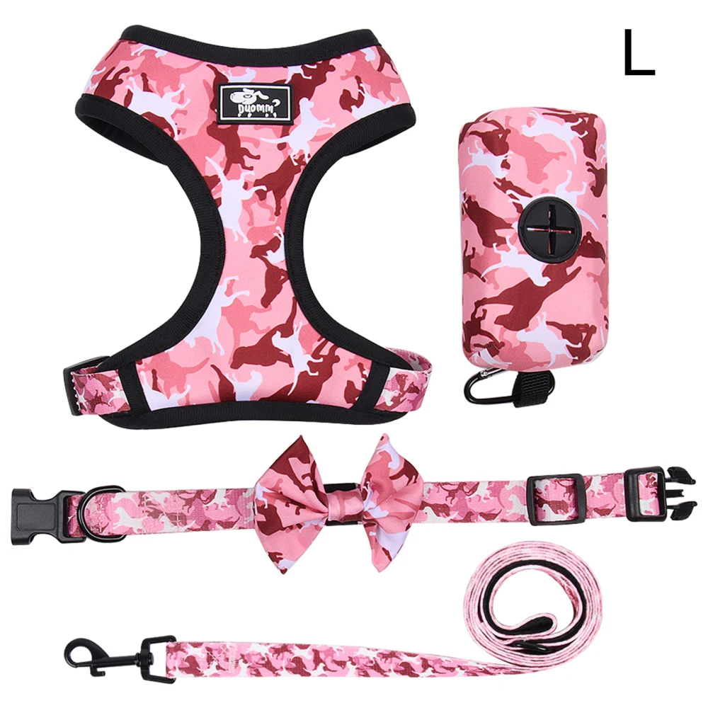 For Dog Cats Pet Harness Leash Bandana Bow Tie Easy Control 6pcs /set Adjustable S/M/L/XL Polyester More Color Puppy Collar
For Dog Cats Pet Harness Leash Bandana Bow Tie Easy Control 6pcs /set Adjustable S/M/L/XL Polyester More Color Puppy Collar