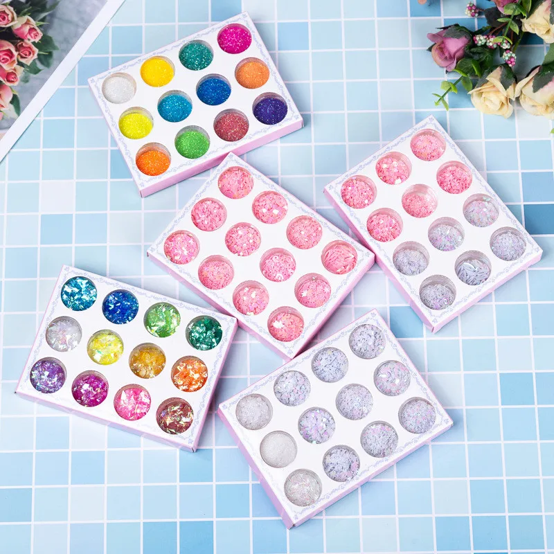 12 Grids/Sets Nail Glitter Sequin Mixed Mirror/love Heart/star Moon DIY Flake Paillette Nail Art Jewelry Decoration Accessories
12 Grids/Sets Nail Glitter Sequin Mixed Mirror/love Heart/star Moon DIY Flake Paillette Nail Art Jewelry Decoration Accessories