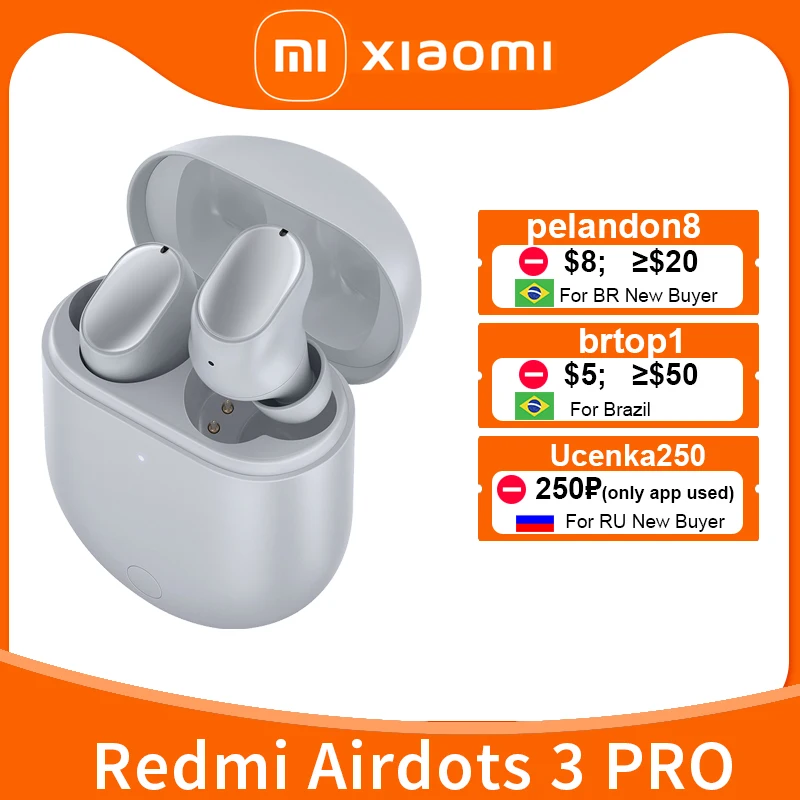 TWS наушники Xiaomi Redmi AirDots 3 Pro беспроводные с Bluetooth 5 2 шумоподавление ии IPX4 для K40 Note 10
