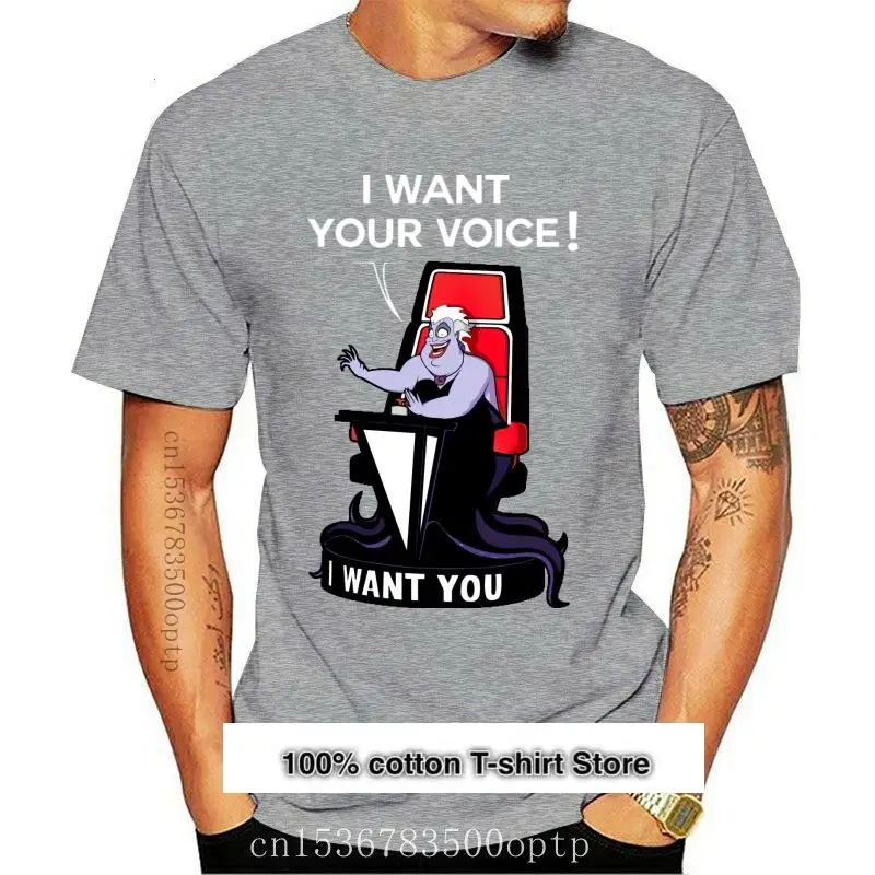 Camiseta negra divertida I Want Your Voice A Little Mermaid, Camiseta с принтом S-6Xl
Camiseta negra divertida I Want Your Voice A Little Mermaid, Camiseta с принтом S-6Xl