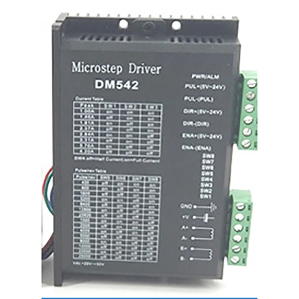 4Pcs DM542 Stepper Motor Controller 2 Phase Digital Stepper Motor Driver for 57 Series Motor
4Pcs DM542 Stepper Motor Controller 2 Phase Digital Stepper Motor Driver for 57 Series Motor