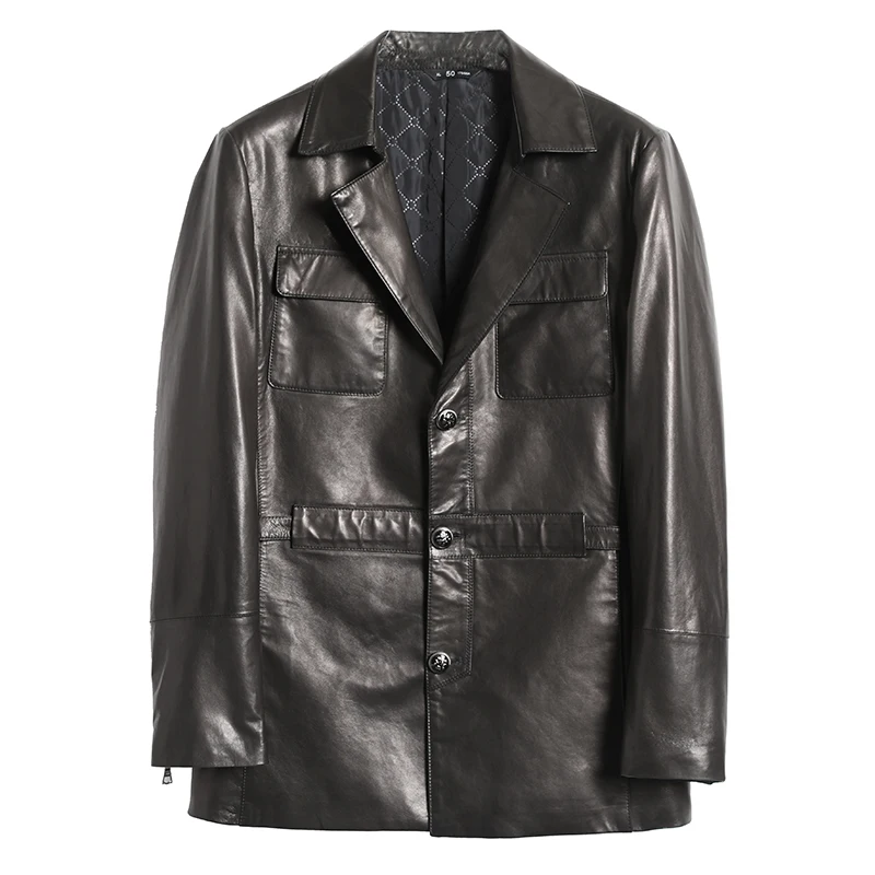 AYUNSUE Genuine Leather Jacket Men Autumn Winter Real Goatskin Leather Coat for Men Motorcycle Men's Leather Jackets 991 KJ4027
AYUNSUE Genuine Leather Jacket Men Autumn Winter Real Goatskin Leather Coat for Men Motorcycle Men's Leather Jackets 991 KJ4027