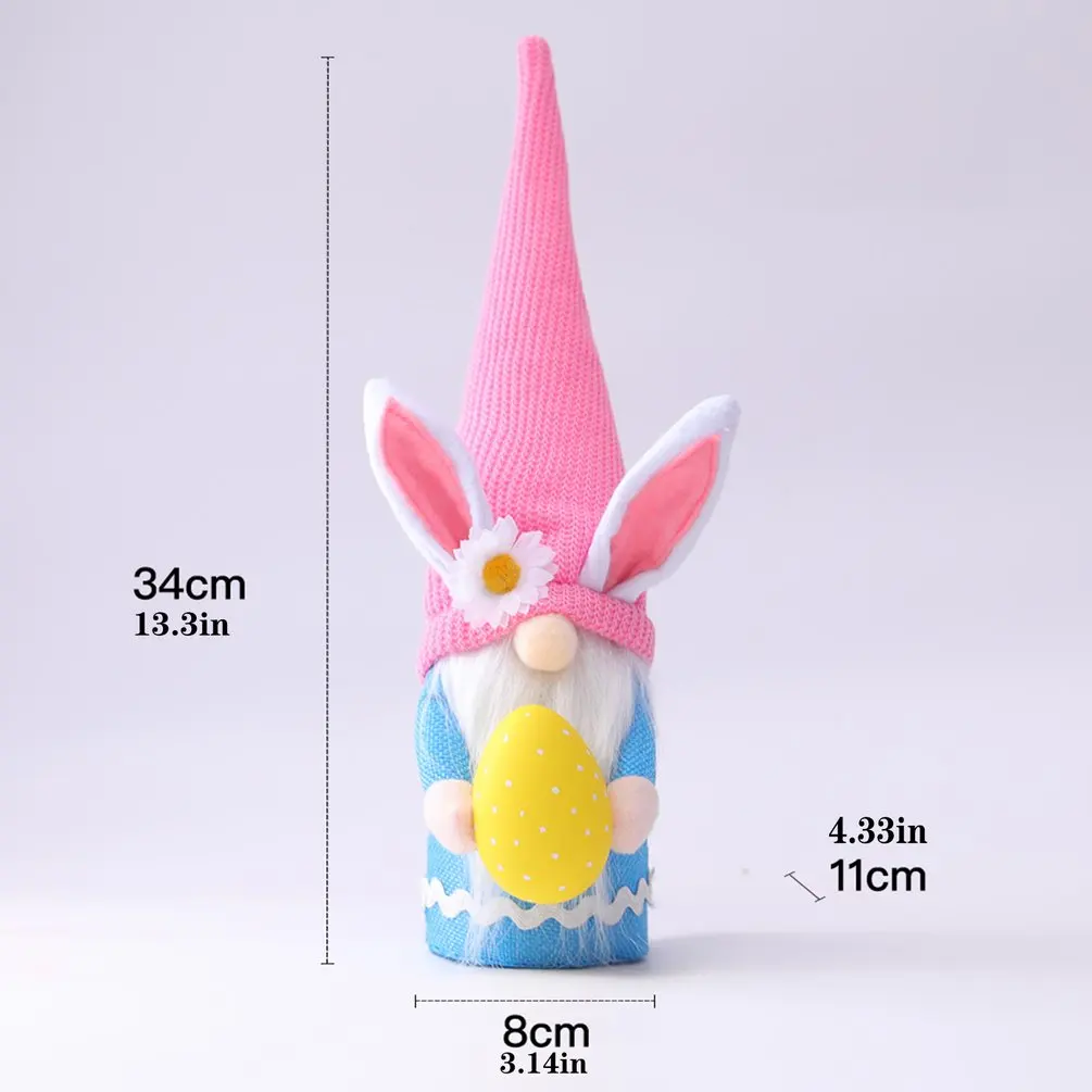 Easter Rabbit Holding Egg Long Hat Colorful Elf Doll Lovely Doll Easter Decoration Window Room Decoration For Kids
Easter Rabbit Holding Egg Long Hat Colorful Elf Doll Lovely Doll Easter Decoration Window Room Decoration For Kids