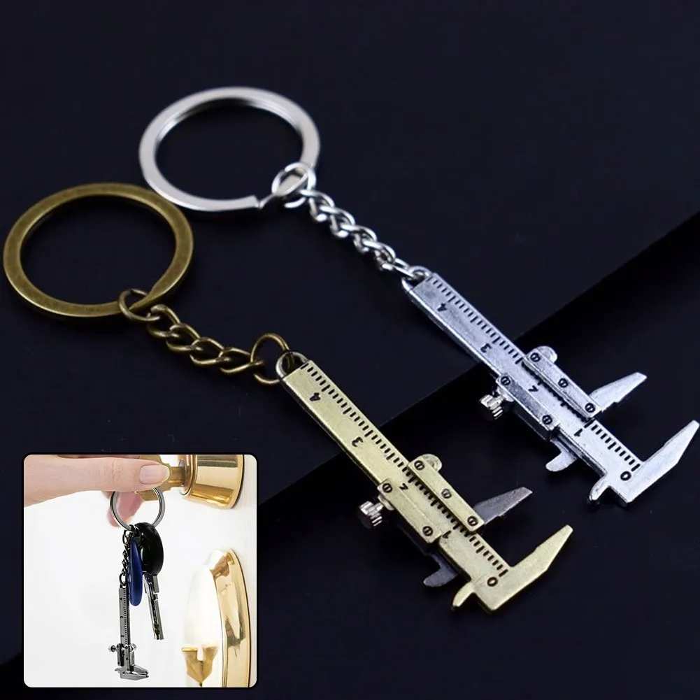 Car Keychain Car Creative Metal Wrench Keychain Portable Mini Vernier Caliper 0-40mm Measuring Tool Car Accessories
Car Keychain Car Creative Metal Wrench Keychain Portable Mini Vernier Caliper 0-40mm Measuring Tool Car Accessories